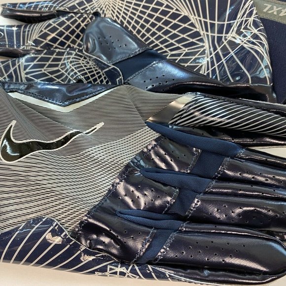 NIKE VAPOR JET RECEIVER GLOVES PGF435-419 NFL DALLAS COWBOYS MENS Navy 4XL NWOT - Picture 4 of 4
